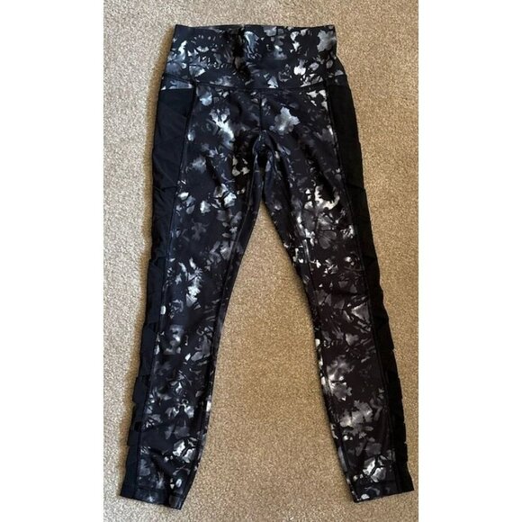 Lululemon Rise and Flow Pants Womens Size 4 Dusk Black Full On Luxtreme Leggings - Picture 2 of 6